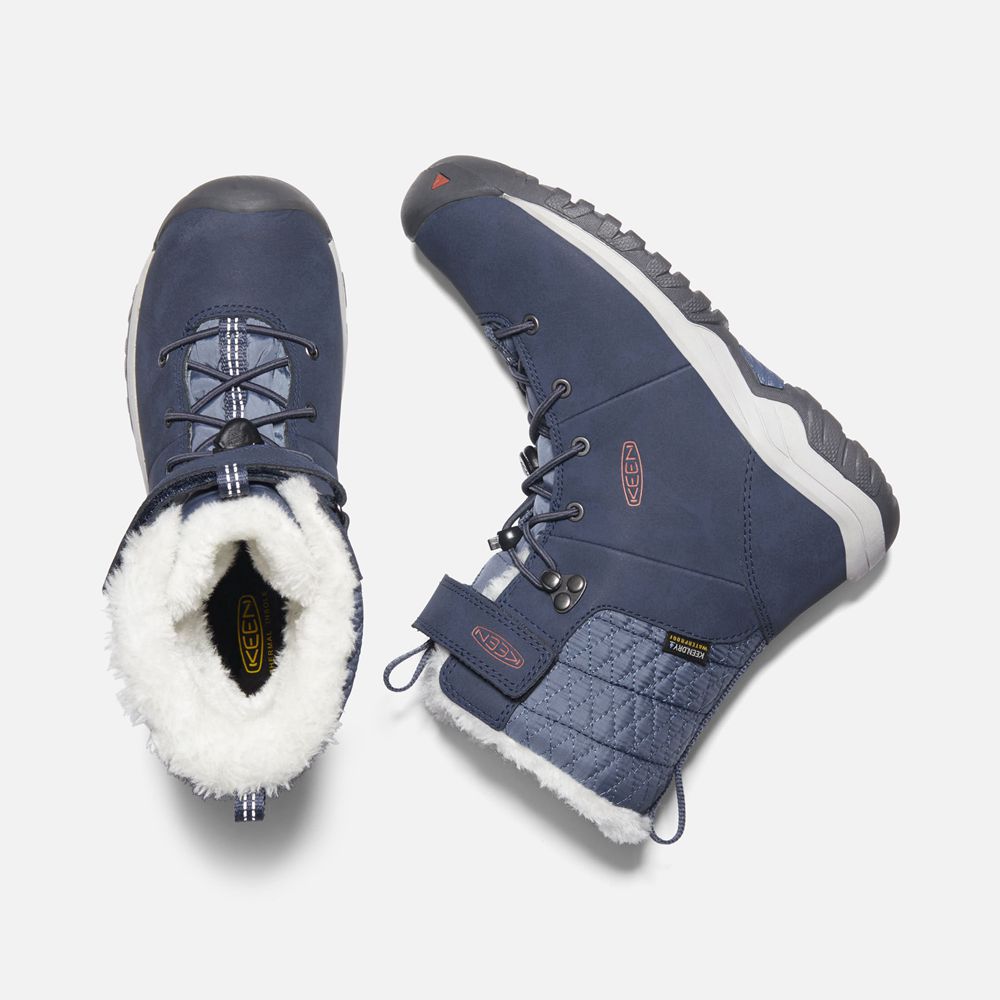 Bottes Hiver Keen Enfant Bleu | Hoodoo Iii Waterproof | BQXGZ-3026